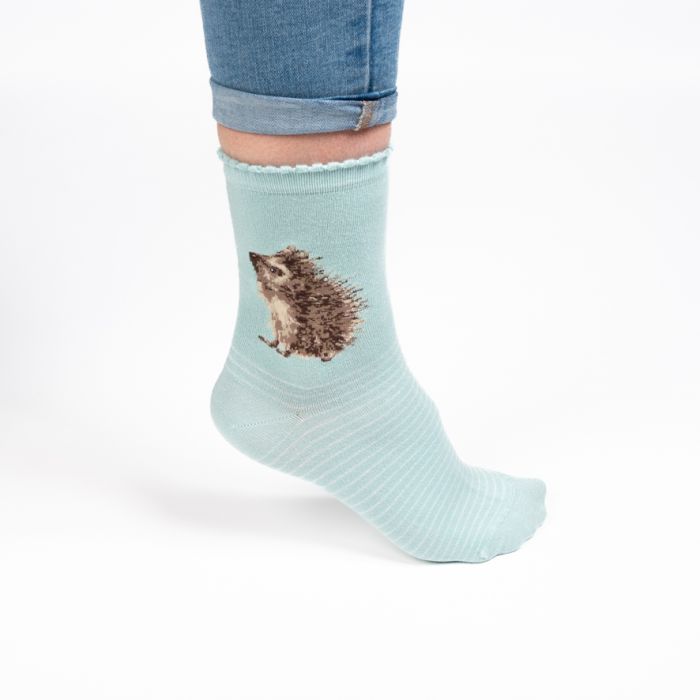 Wrendale 'Hedgehugs' Women's Super Soft Bamboo Socks