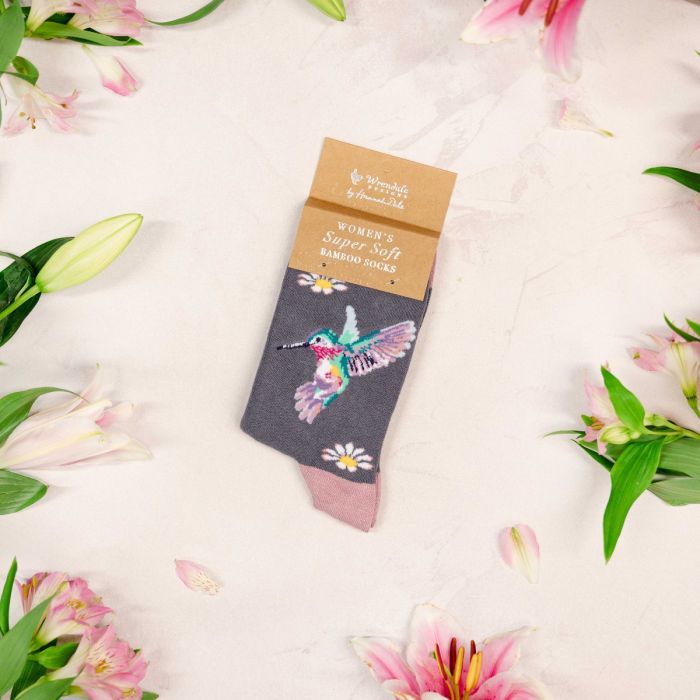 Wrendale 'Wisteria Wishes' Women's Super Soft Bamboo Socks