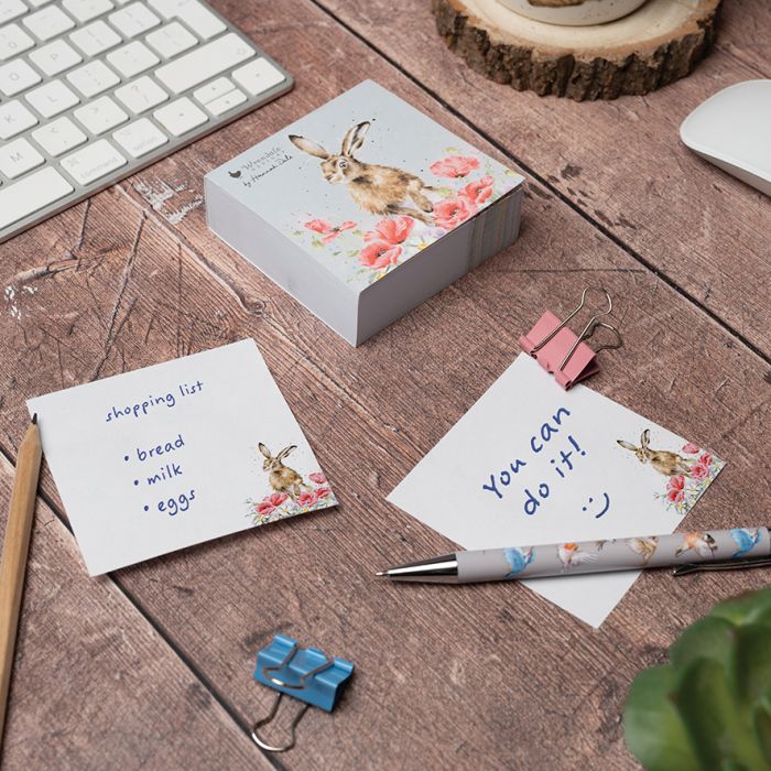 Wrendale 'Field of Flowers' Hare Sticky Notes