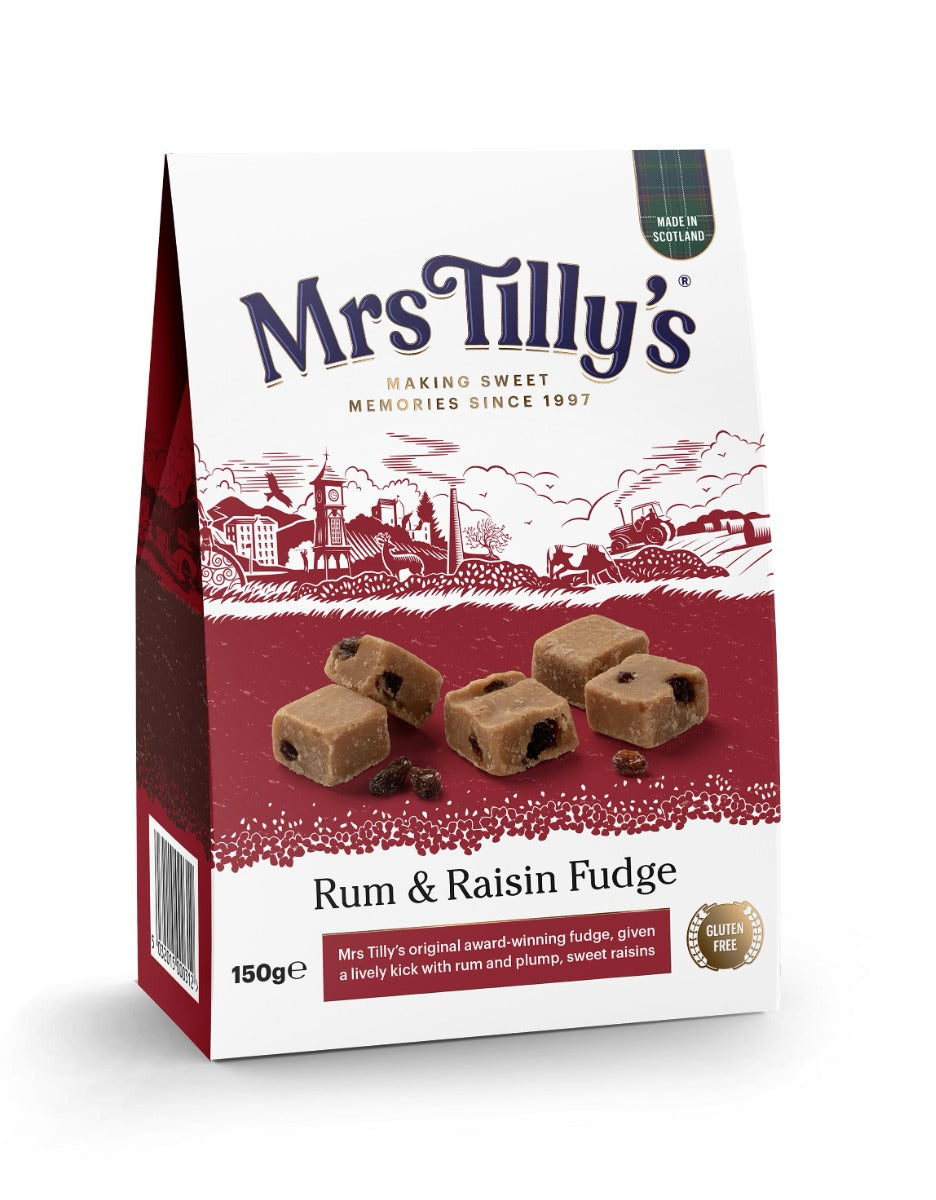 Mrs Tilly's Rum & Raisin Fudge
