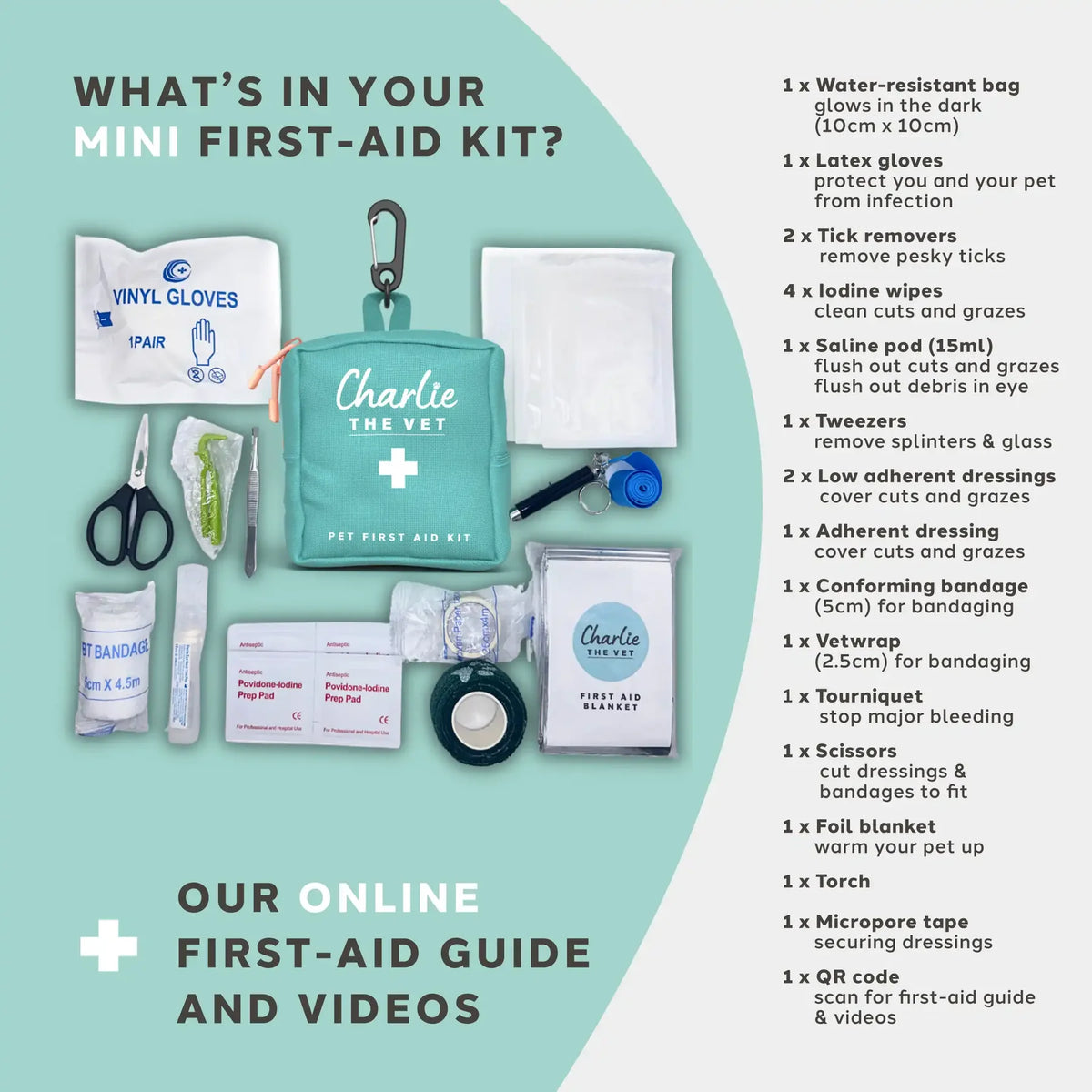 Charlie The Vet Mini Pet First Aid Kit