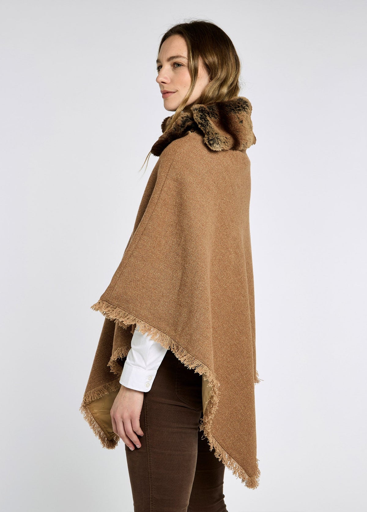 Dubarry Women's Silverfir Tweed Poncho