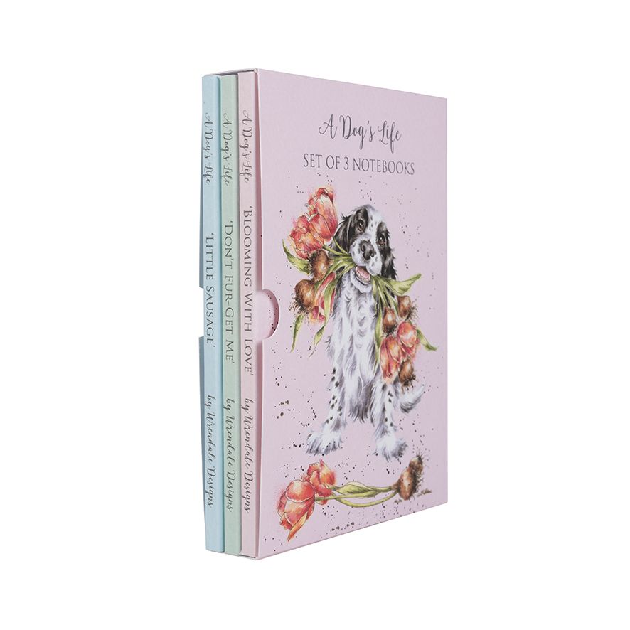 Wrendale 'A Dogs Life' Set Of 3 Notebooks - Country Ways