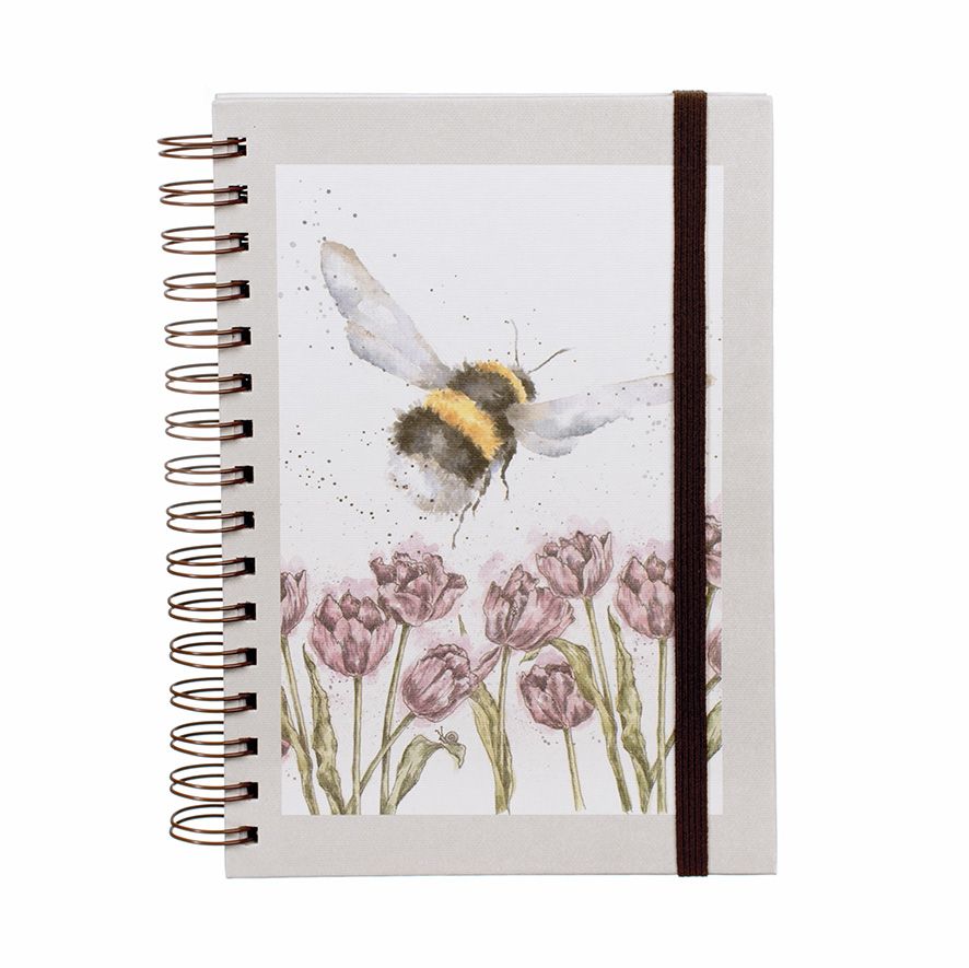 Wrendale Bee Spiral Bound Notebook A5 - Country Ways