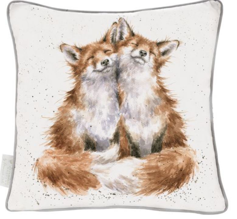 Wrendale Contentment Fox Large Cushion - Country Ways