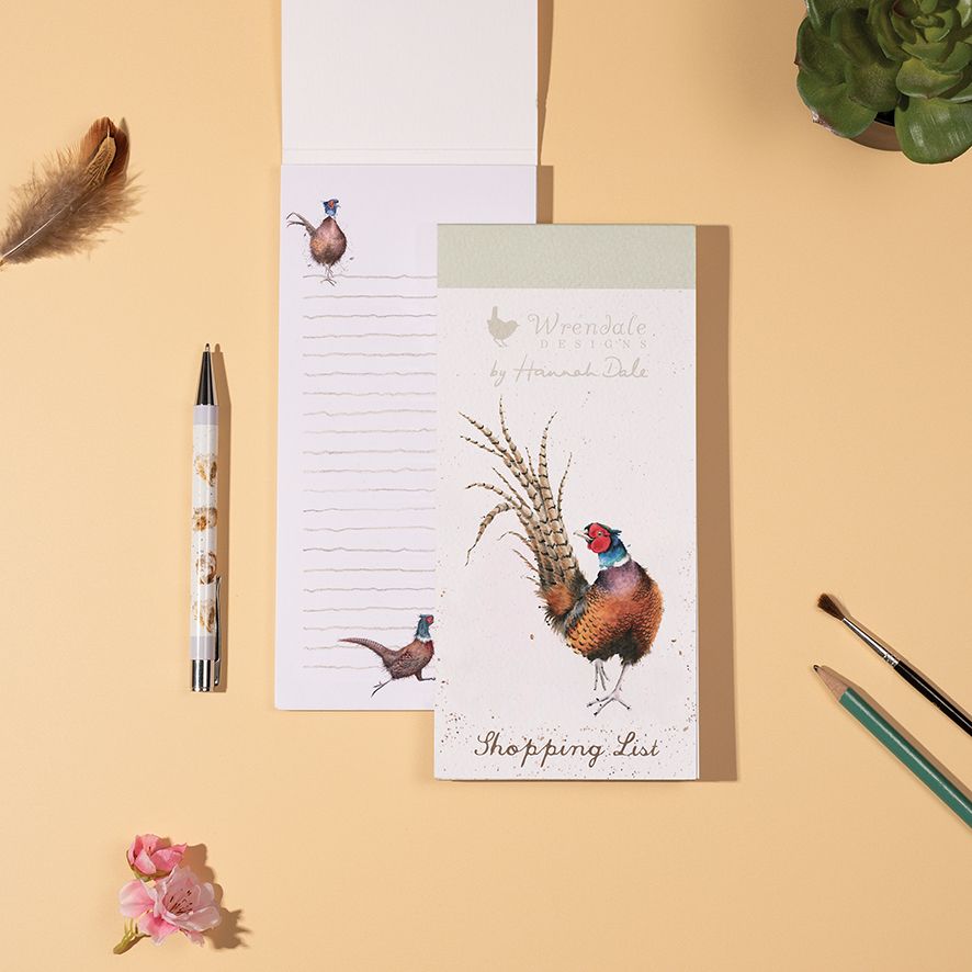 Wrendale Pheasant Shopping List - Country Ways