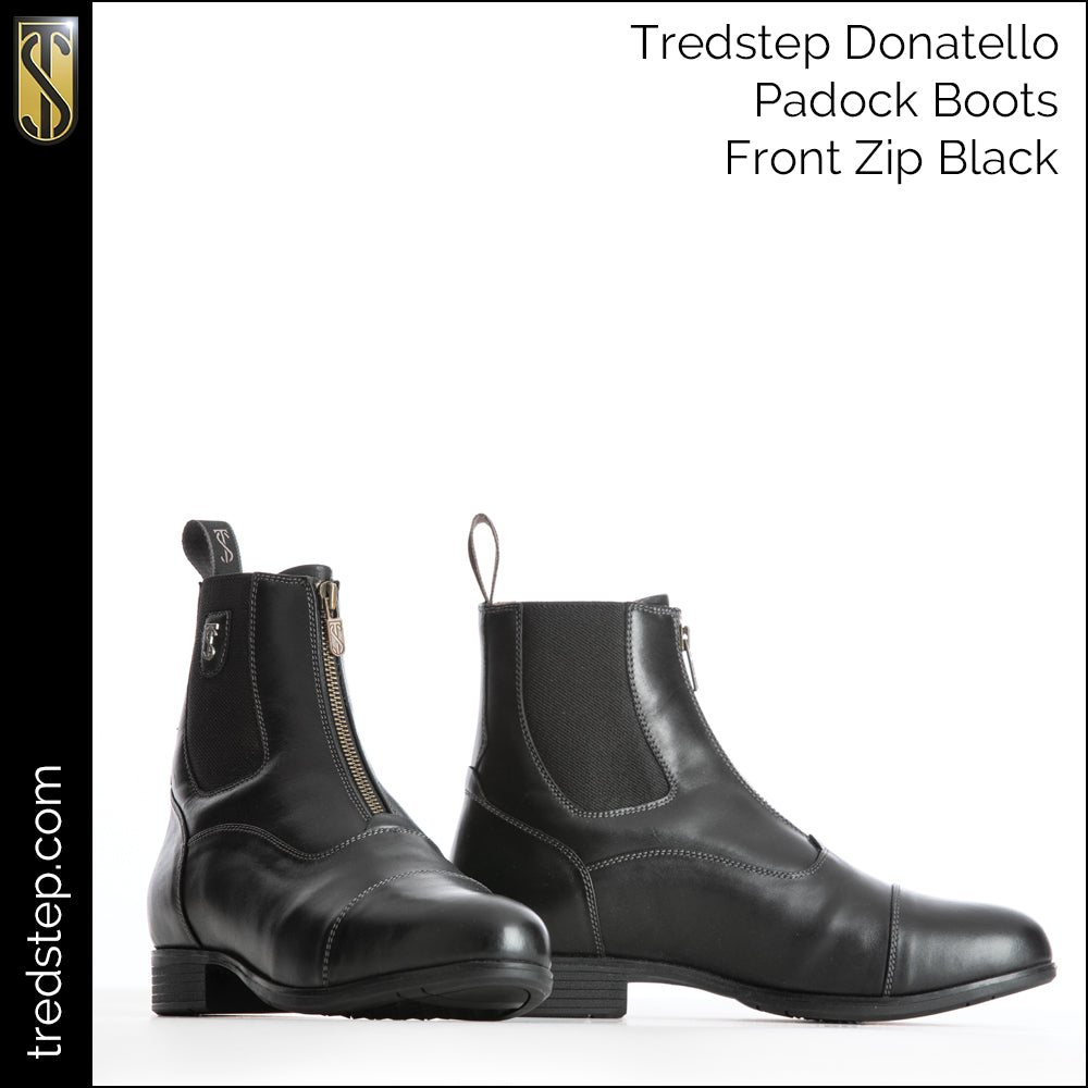 Tredstep Donatello Paddock Boots Front Zip