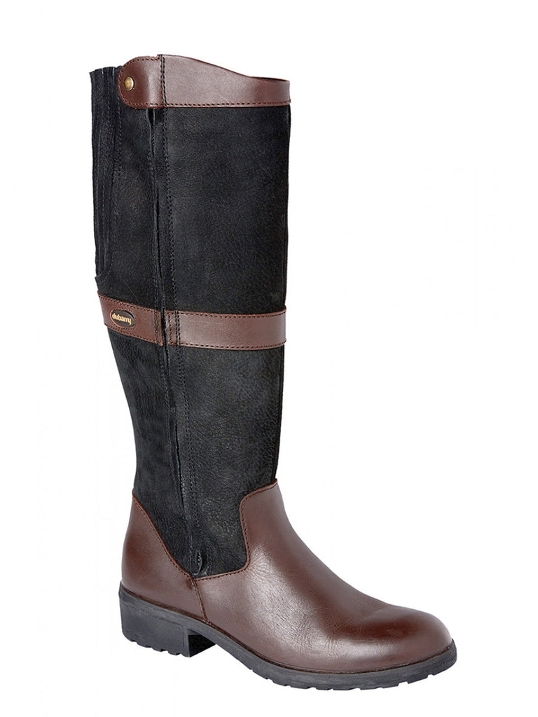 Dubarry Women's Leather Sligo Boots - Black/Brown | Country Ways