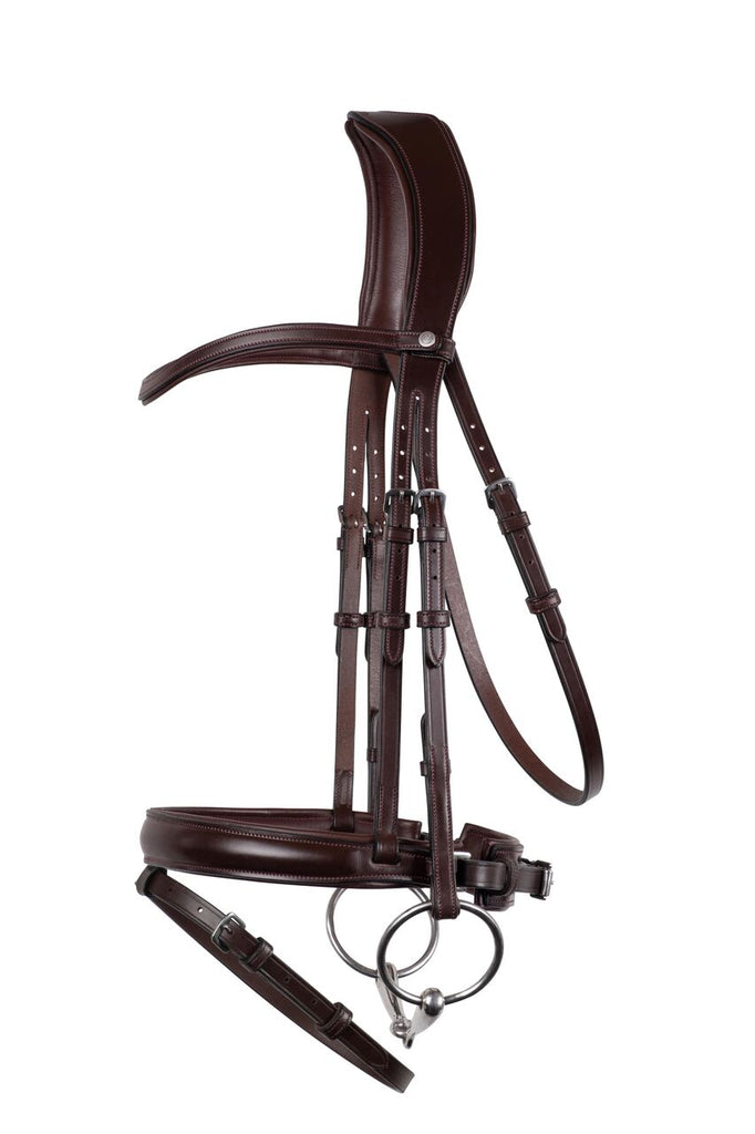 Montar Normandie Dressage Bridle Eco Leather Brown | Country Ways