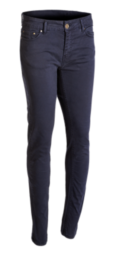 Baleno Women's Versailles Cotton Trousers Navy Blue | Country Ways