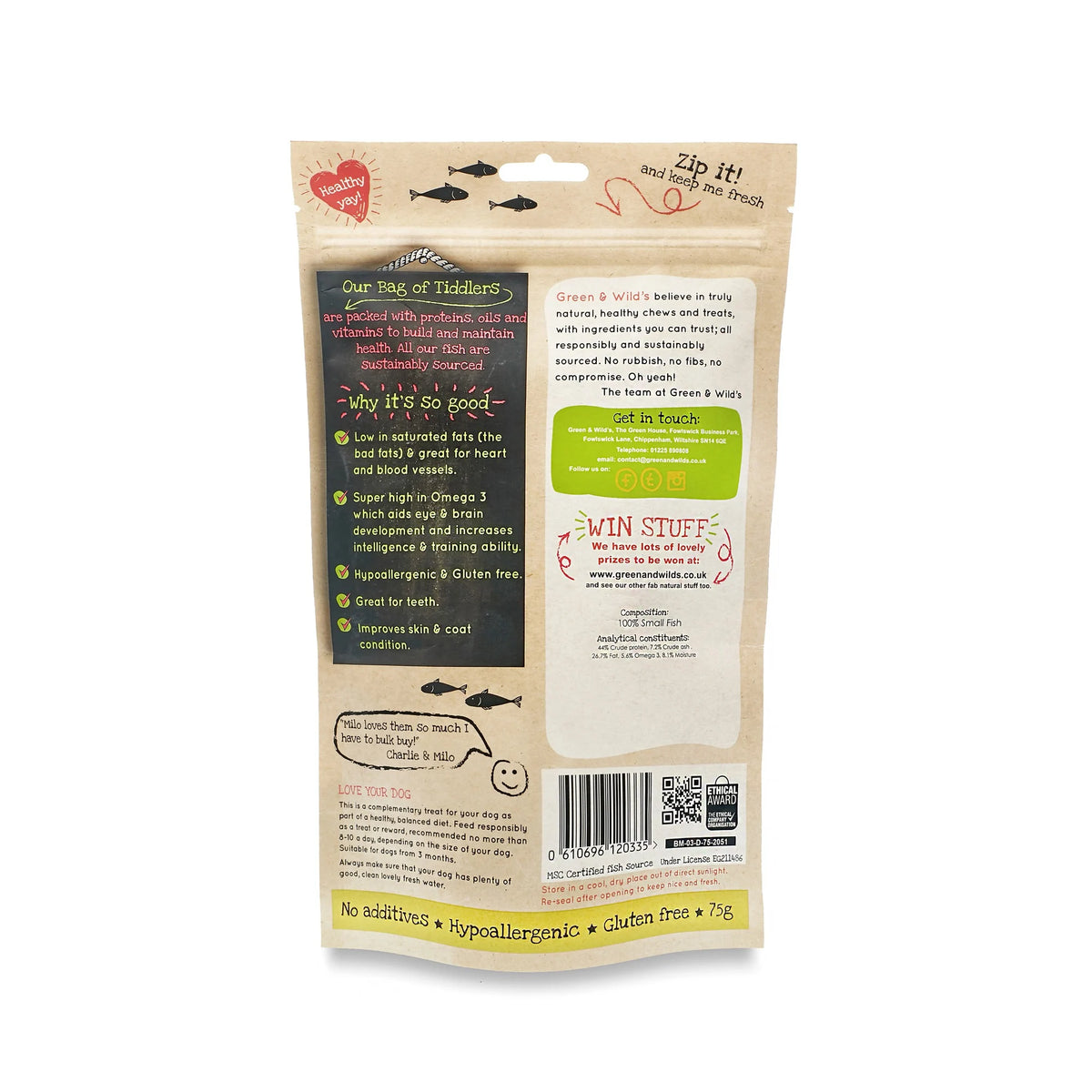 Green & Wild's Bag of Tiddlers (Dog)