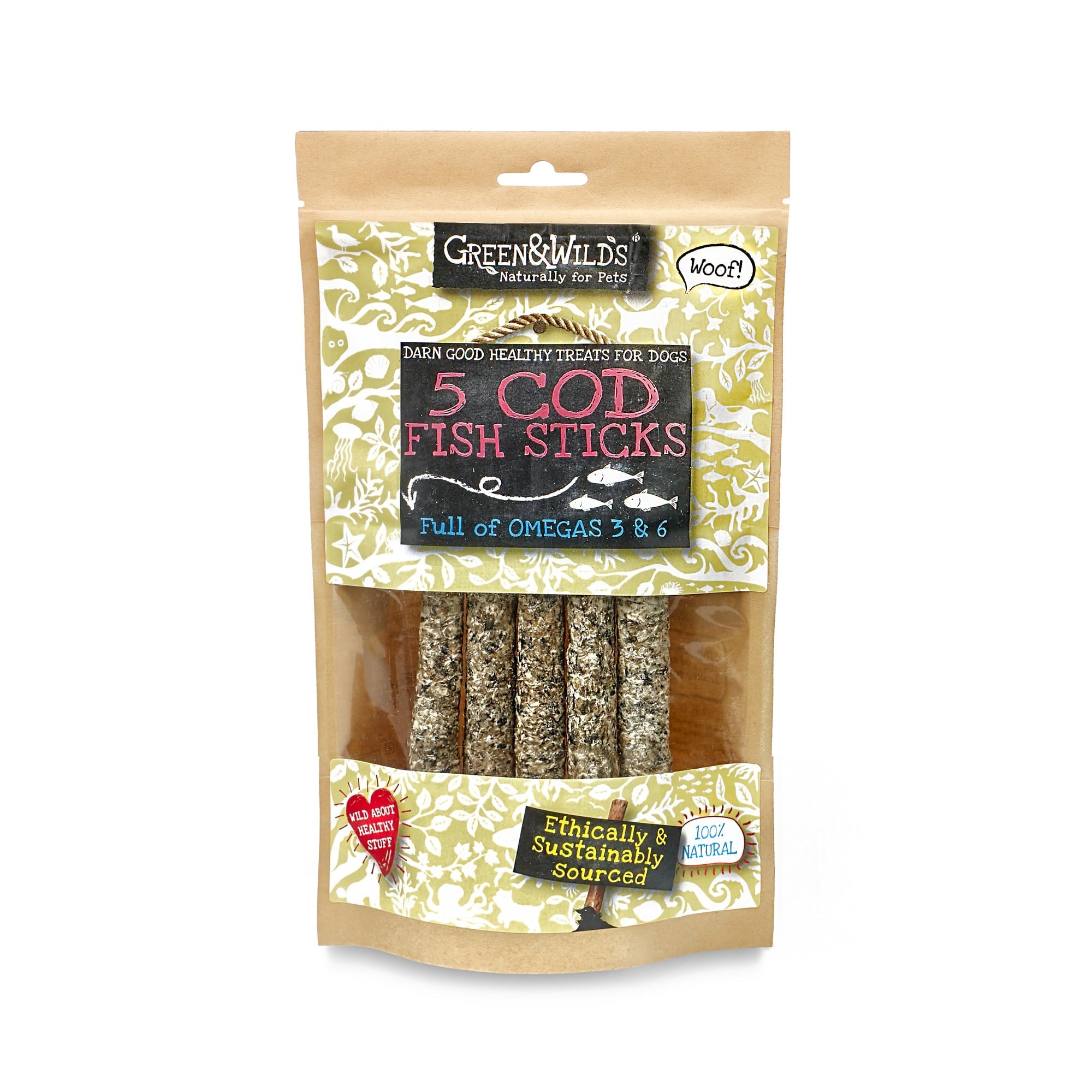 Premium Cod Sticks Green & Wild's Cod Fish Sticks | Country Ways