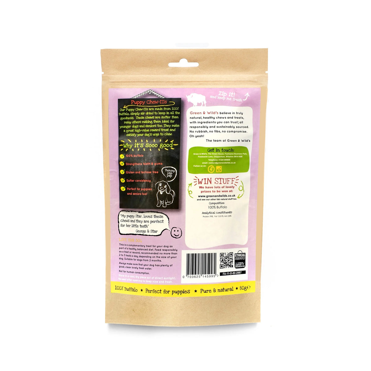 Green & Wild's Puppy Chew-Its
