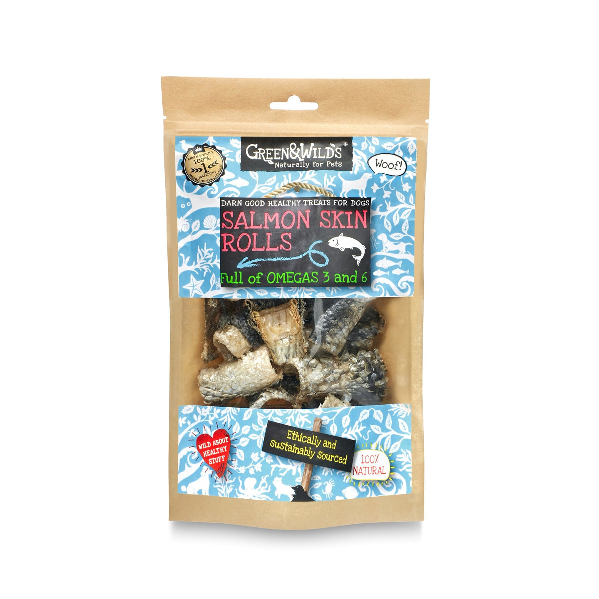 Green & Wild's Salmon Skin Rolls