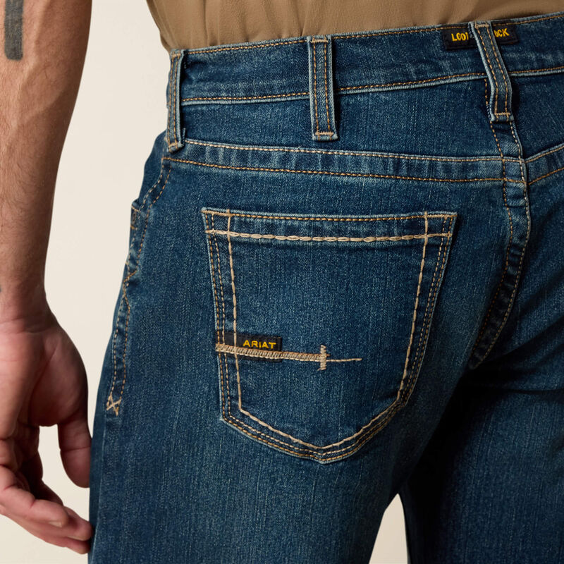 Ariat Men's Rebar M7 DuraStretch Edge Stackable Straight Jean