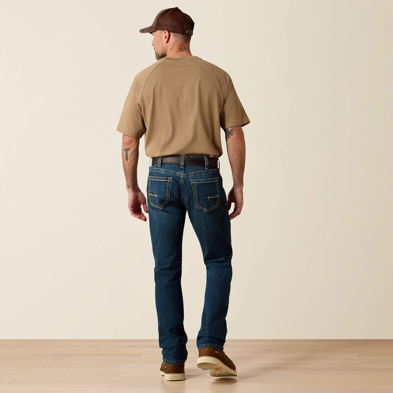 Ariat Men's Rebar M7 DuraStretch Edge Stackable Straight Jean