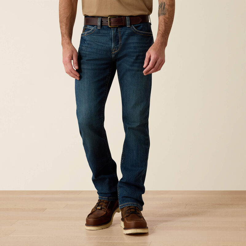 Ariat Men's Rebar M7 DuraStretch Edge Stackable Straight Jean