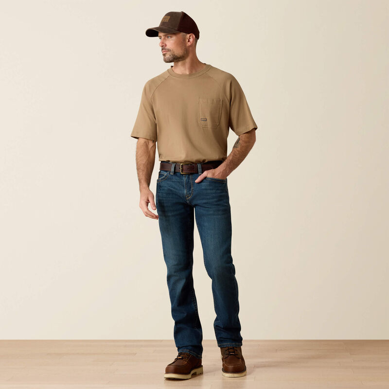Ariat Men's Rebar M7 DuraStretch Edge Stackable Straight Jean