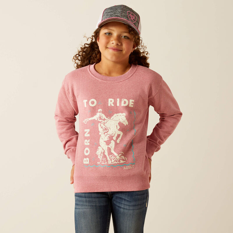 Sweat à Capuche Enfant Hy Equestrian Thelwell – Rouge, 9-10 Ans