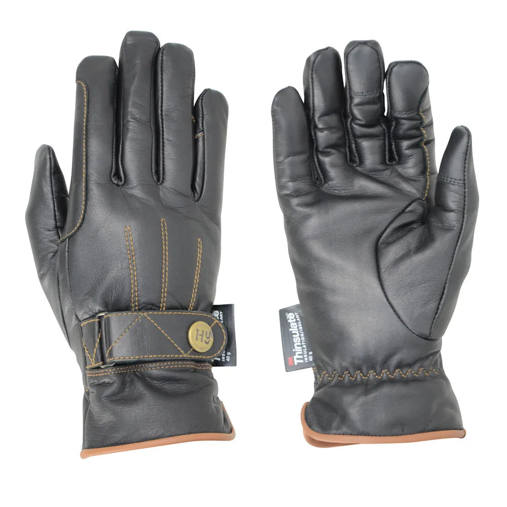 Hy Thinsulate Leather Winter Riding Gloves
