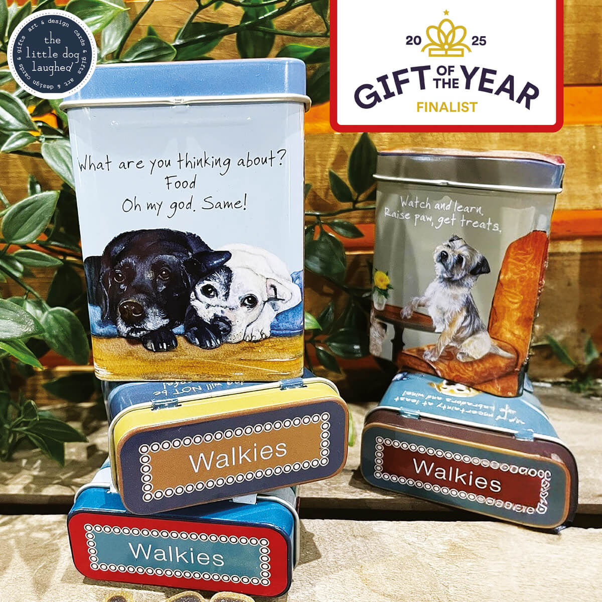 The Little Dog Laughed - Walkies Treat Tin