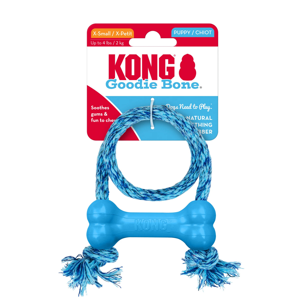 KONG Puppy Goodie Bone w/ Rope