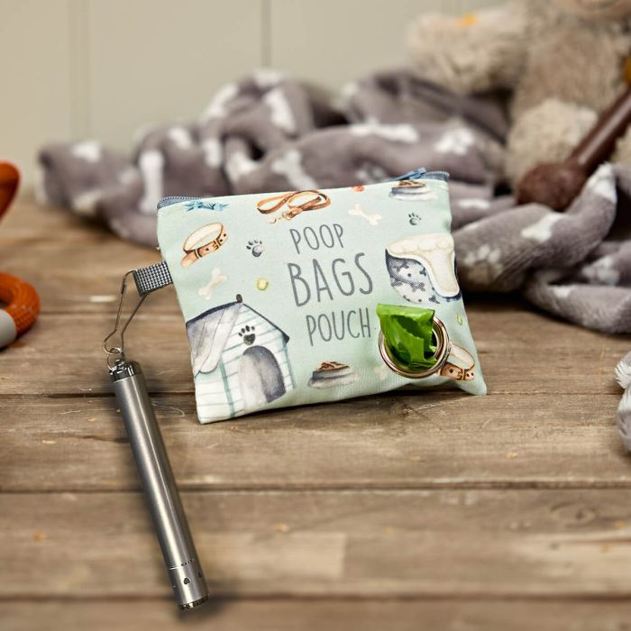 Langs Dog Poo Bags Pouch & Torch