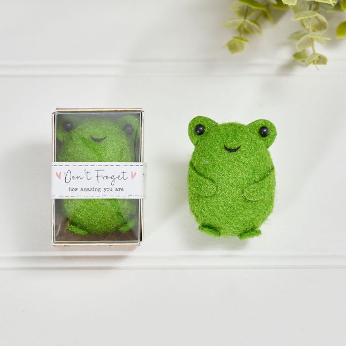 Langs Tiny World Frog Boxed Keepsake