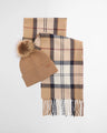 Barbour Dover Beanie & Hailes Scarf Gift Set