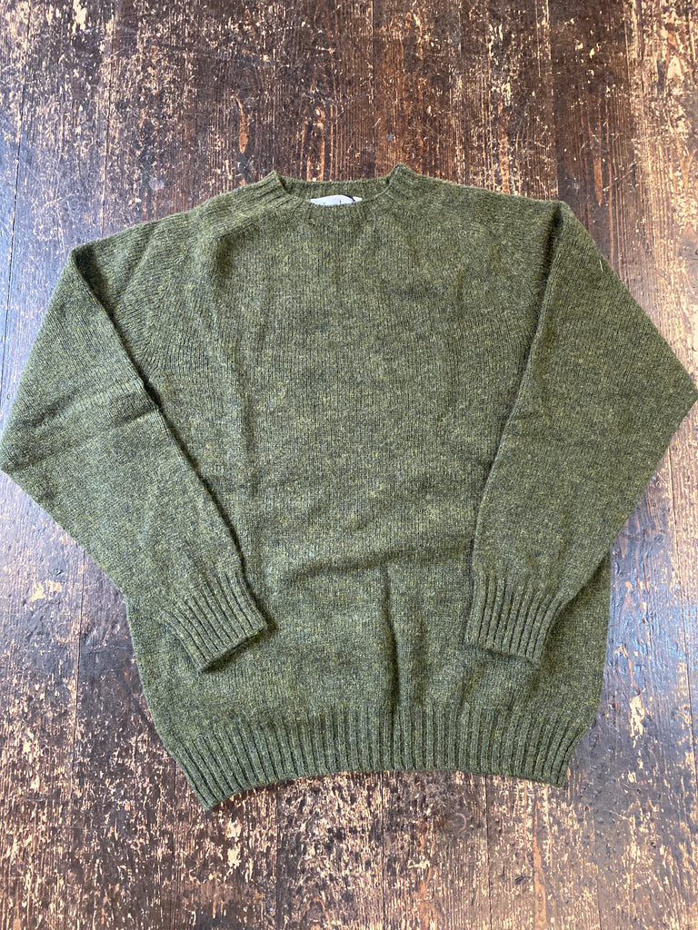 Harley of Scotland Men's Saddle Shoulder Crew Neck Sweater AW25