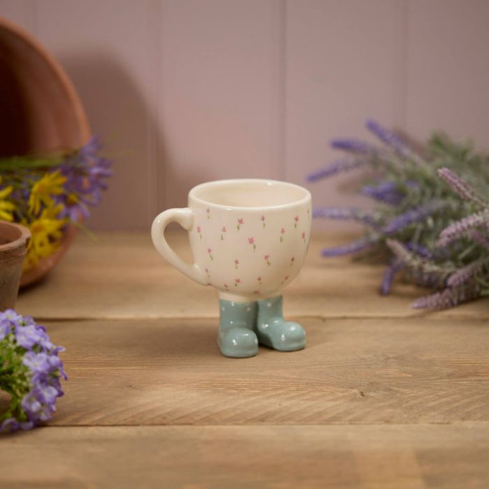 Langs Queen of The Garden Ceramic Welly Boot Mug