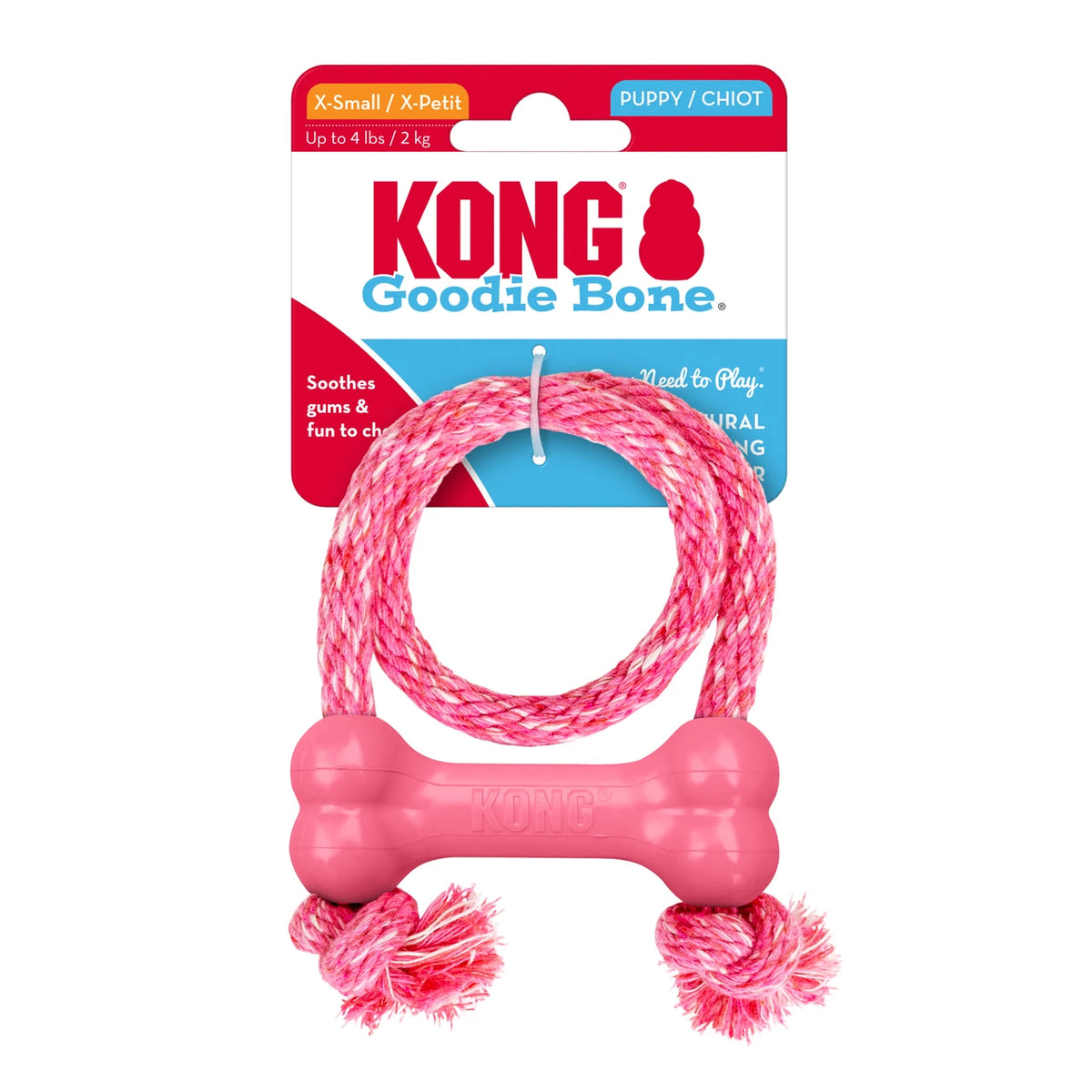 KONG Puppy Goodie Bone w/ Rope