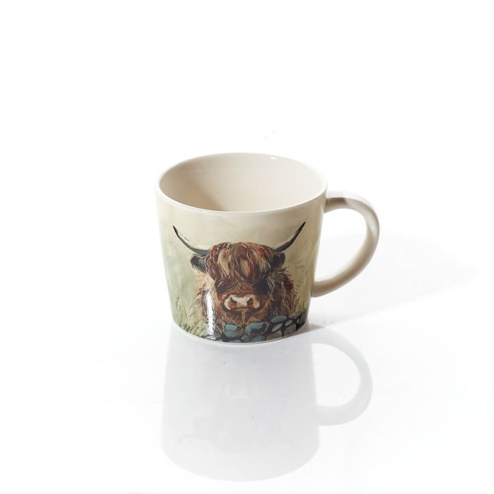 Langs Dougal Highland Cow Mug Stoneware