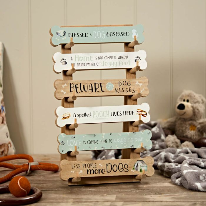 Langs Dog Bone Shaped Wood Tabletop Block
