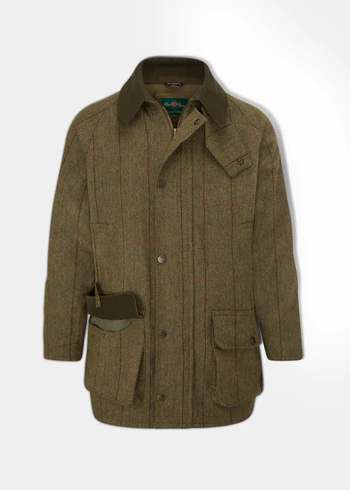 Alan Paine Men's Rutland Waterproof Tweed Shooting Coat