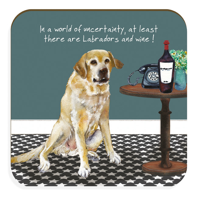 The Little Dog Laughed Coaster