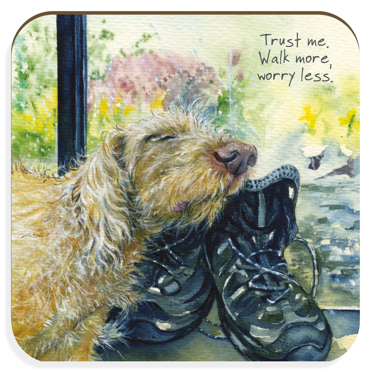 The Little Dog Laughed Coaster