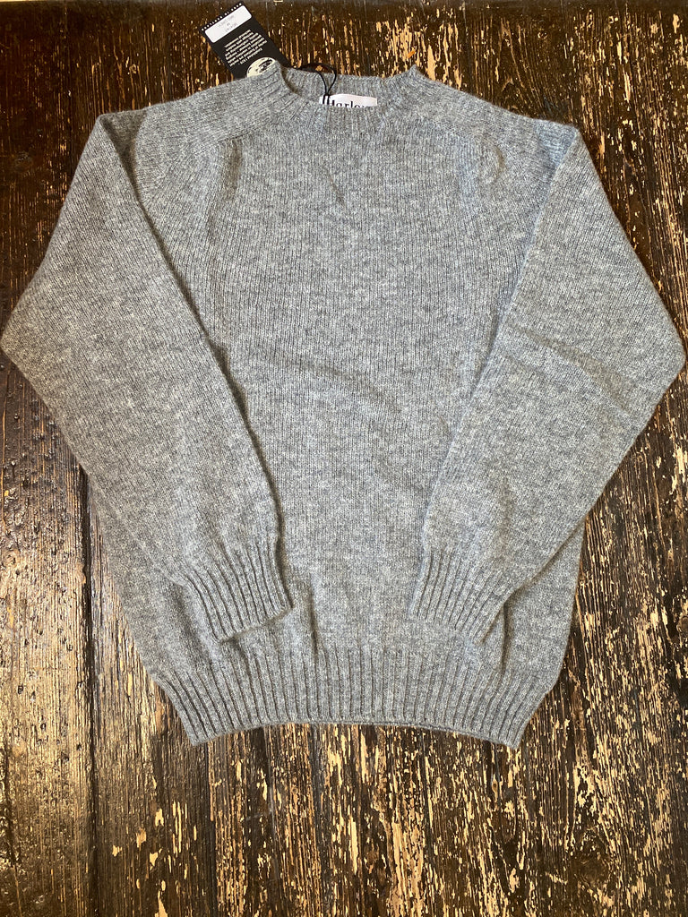 Harley of Scotland Men's Saddle Shoulder Crew Neck Sweater AW25