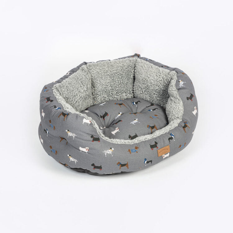 Danish Design FatFace Marching Dogs Deluxe Slumber Bed