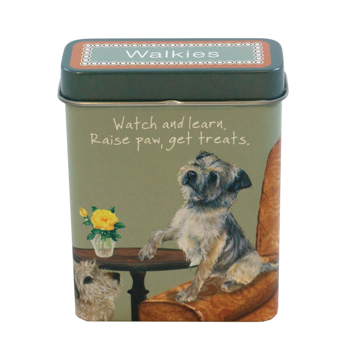 The Little Dog Laughed - Walkies Treat Tin