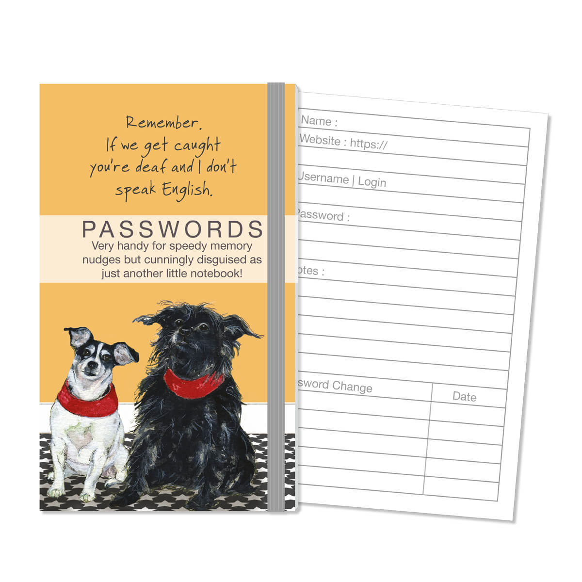 The Little Dog Laughed Password Notebook