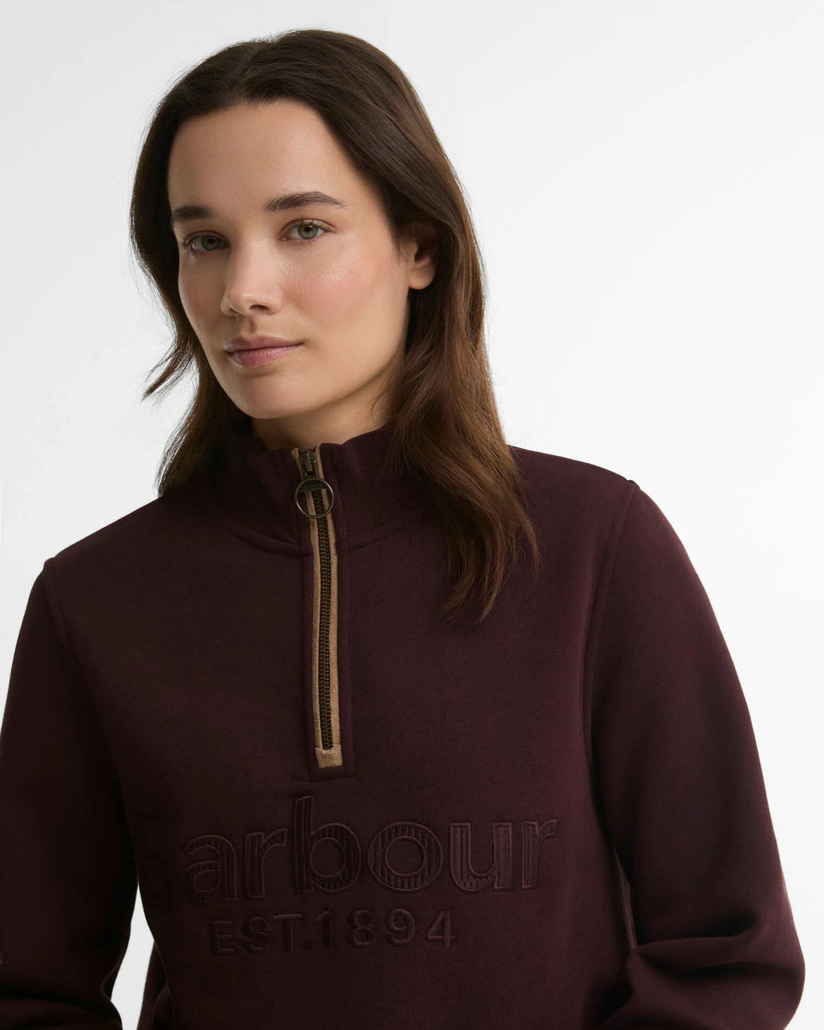 Barbour Women's Cynthia 1/2 Zip Jumper AW26