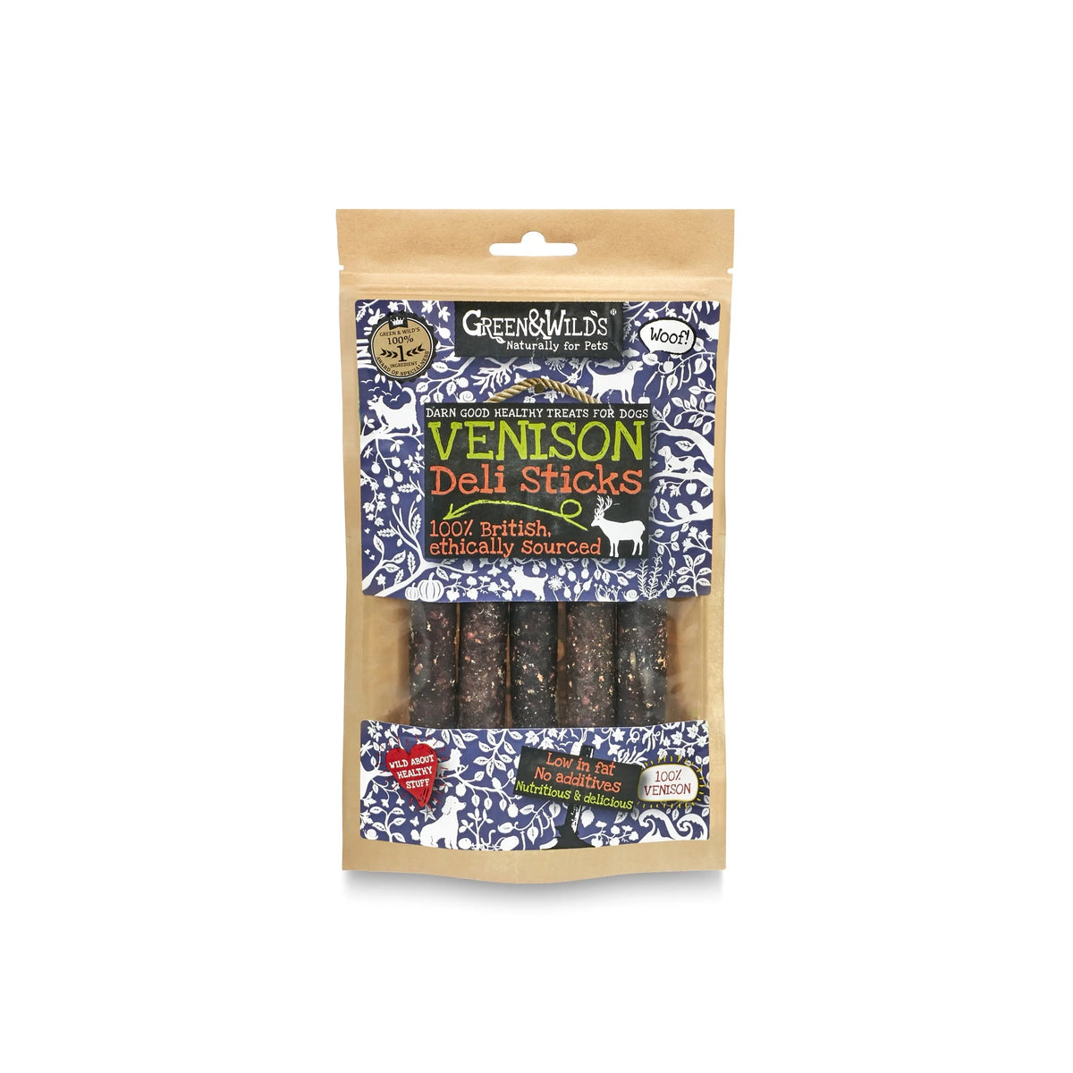Green & Wild's Venison Deli Sticks