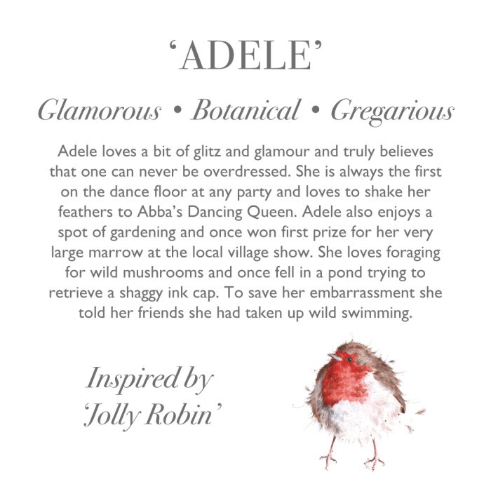 Wrendale 'Adele' Junior Robin Plush Character