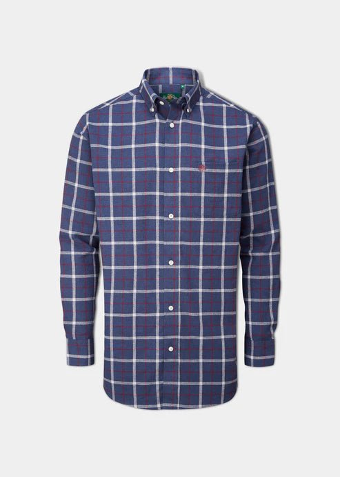 Alan Paine Ilkley Flannel Button Down Shirt - Shooting Fit - Country Ways