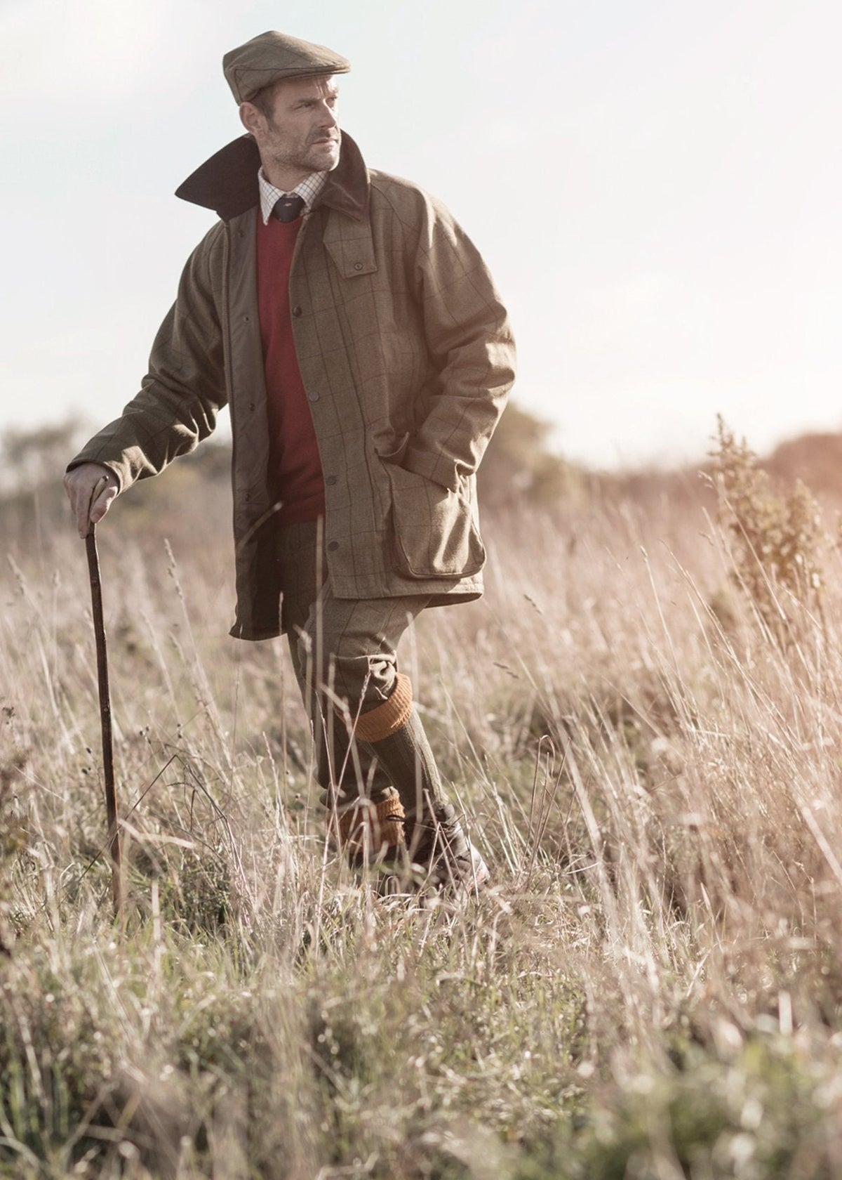 Alan Paine Men's Rutland Waterproof Tweed Flat Cap - Country Ways