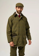 Alan Paine Men's Rutland Waterproof Tweed Shooting Coat - Country Ways