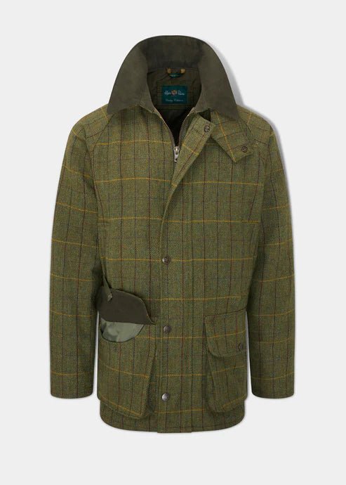 Alan Paine Men's Rutland Waterproof Tweed Shooting Coat - Country Ways