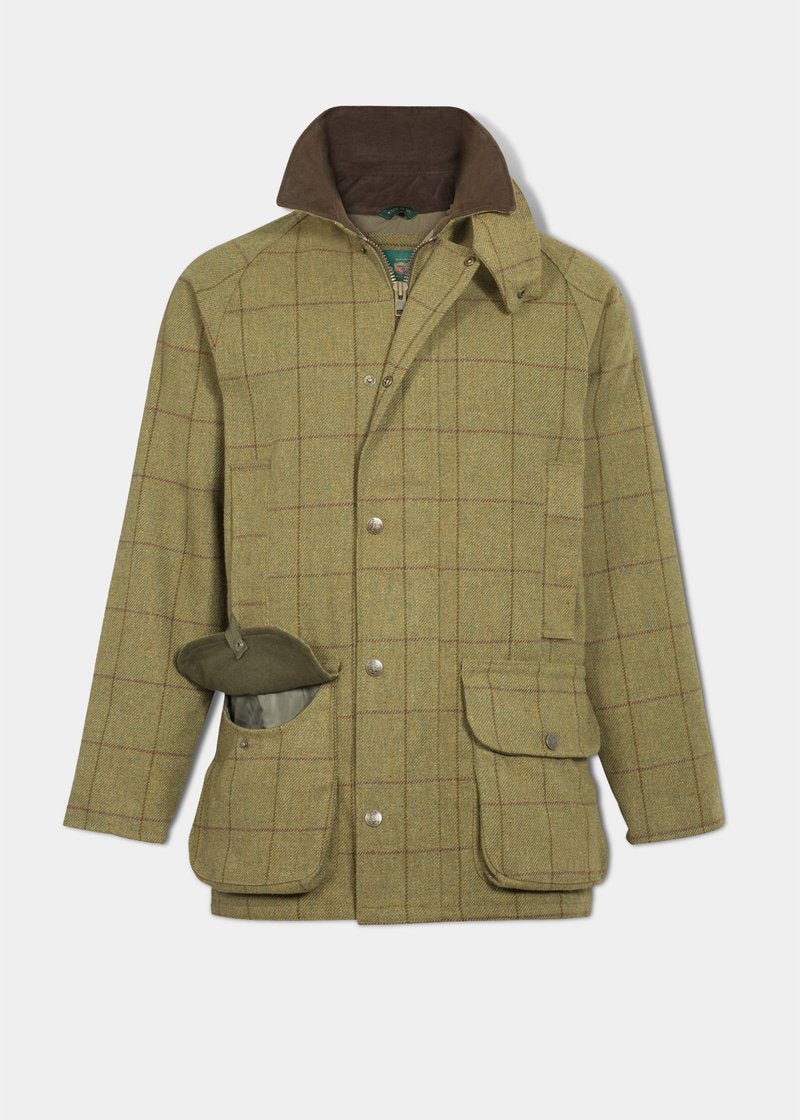 Alan Paine Men's Rutland Waterproof Tweed Shooting Coat - Country Ways