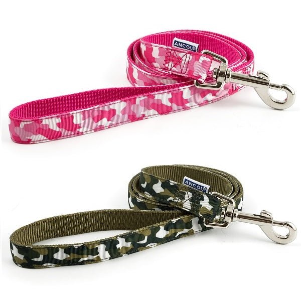 Ancol Green Combat Lead 1M X 19mm - Country Ways